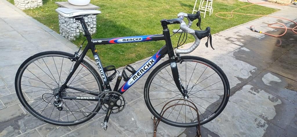 Eddy Merckx koersfiets, Fietsen en Brommers, Fietsen | Racefietsen, 28 inch, Carbon, Heren, 49 tot 53 cm