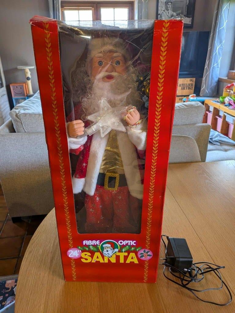 Opa Noel vintage automaat en lichtgevend. 65 cm, Ophalen, Nieuw