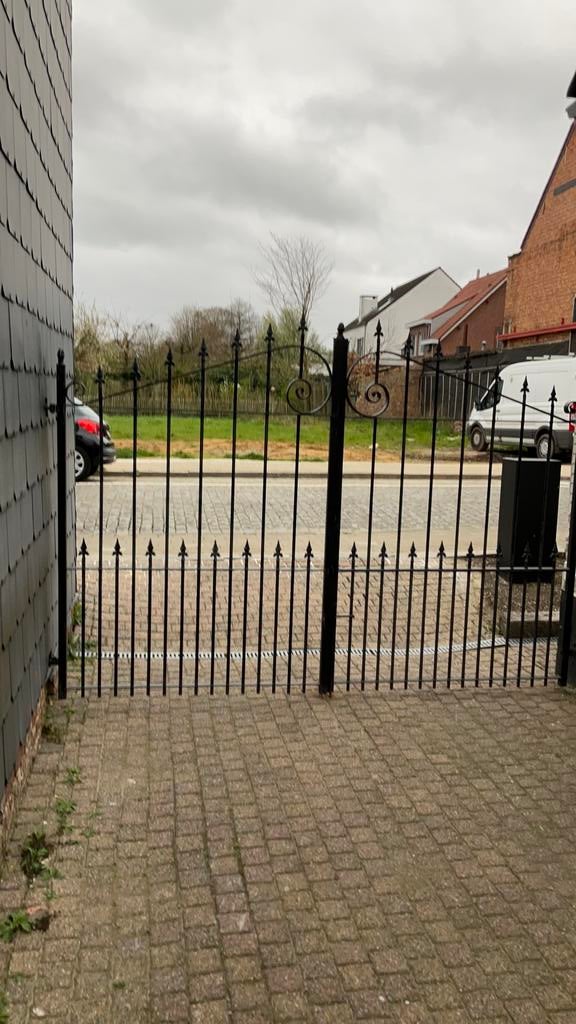 Ijzerpoort, Tuin en Terras, Ophalen, Gebruikt, IJzer, Sierhekwerk