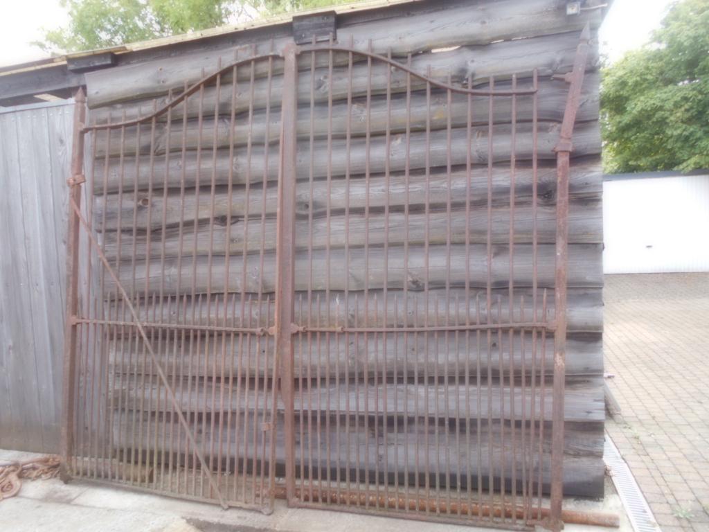 smeedijzeren hekken, Enlèvement, Utilisé, Fer, Clôture barrée