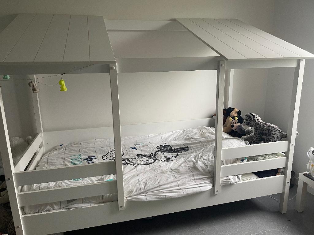 Maisonnette avec 1 lit/ascenseur, Maison & Meubles, 90 cm, Enlèvement, 200 cm, Une personne