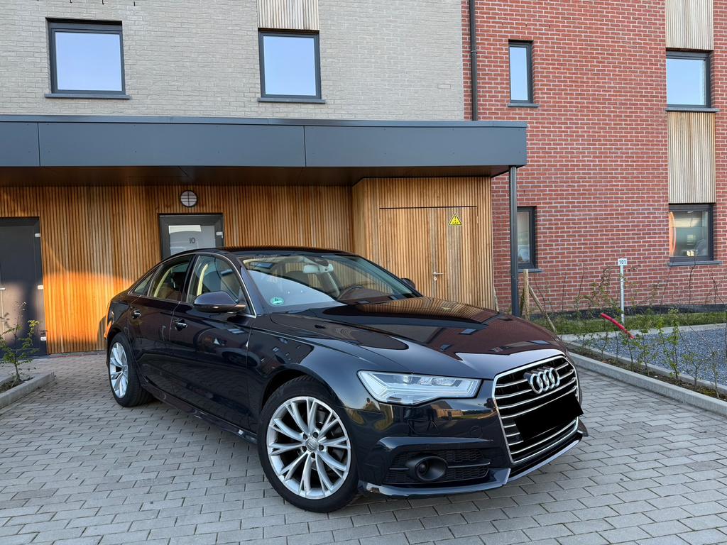 Audi a6 2.0tdi 150ch automatique, Auto's, Audi, 4 deurs, 4 cilinders, Blauw, Leder