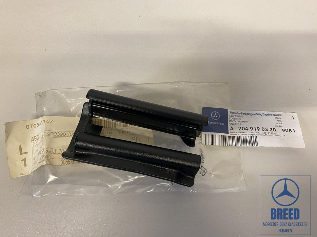 NOS afdekking links zwart voor Mercedes-Benz W204 S204, Auto-onderdelen, Interieur en Bekleding, Mercedes-Benz, Nieuw, Ophalen of Verzenden