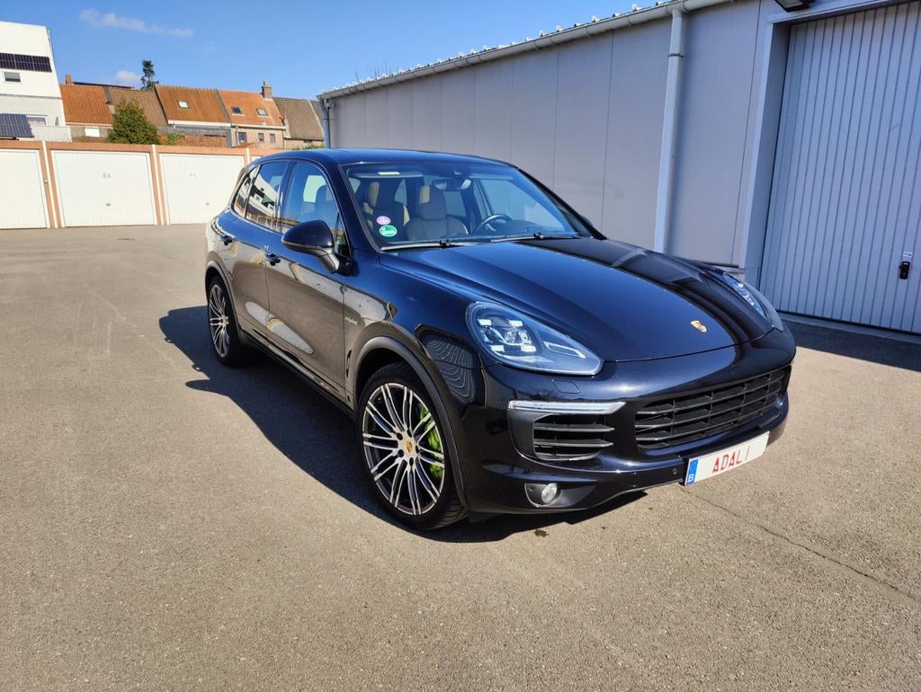 Porsche Cayenne S eHybrid Sport Chrono / 2016 / 143.500Km, Auto's, Porsche, Automaat, Cayenne, Beige, Onderhoudsboekje