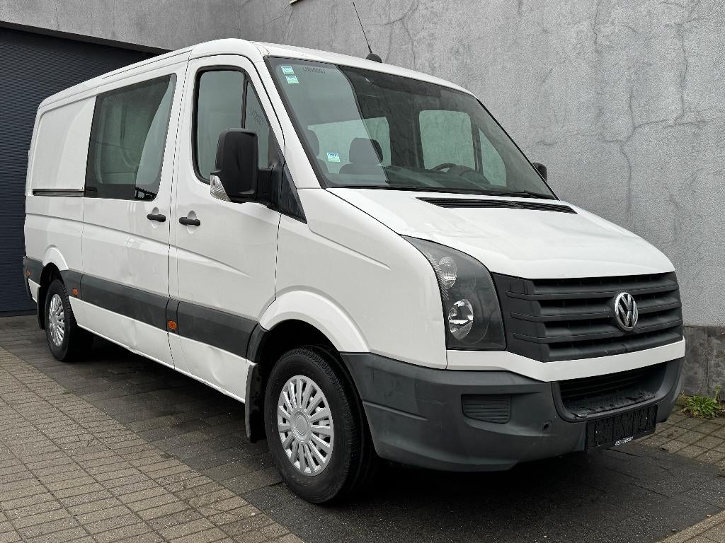 VW CRAFTER 2.0 TDI L3H1 2013 DUBBELE CABINE 6PLAATS 90000 KM, Auto's, Bestelwagens en Lichte vracht, Euro 5, 4 cilinders, Volkswagen