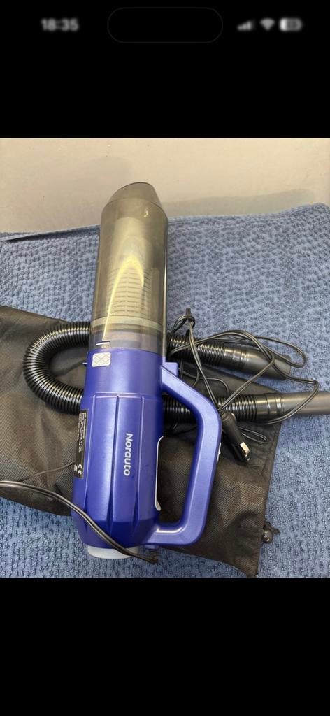 Norauto aspirateur v12 voiture, Electroménager, Enlèvement ou Envoi, Aspirateur, Réservoir, Comme neuf