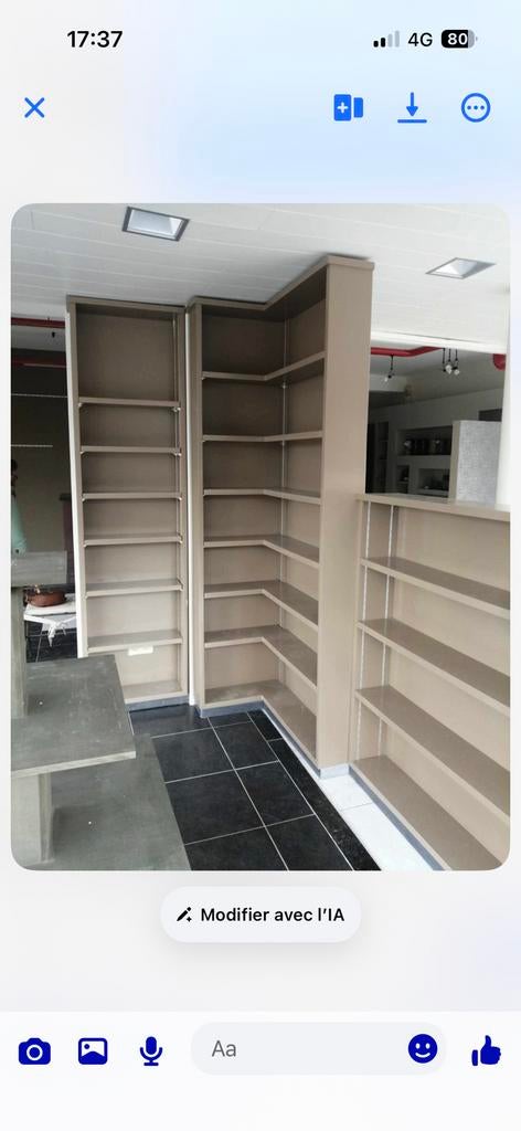 Grande étagère bibliothèque très costaud, Maison & Meubles, Enlèvement, Utilisé