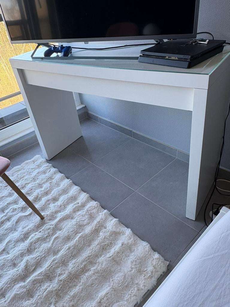 Coiffeuse malm ikea blanc prix négociable, Enlèvement, Utilisé