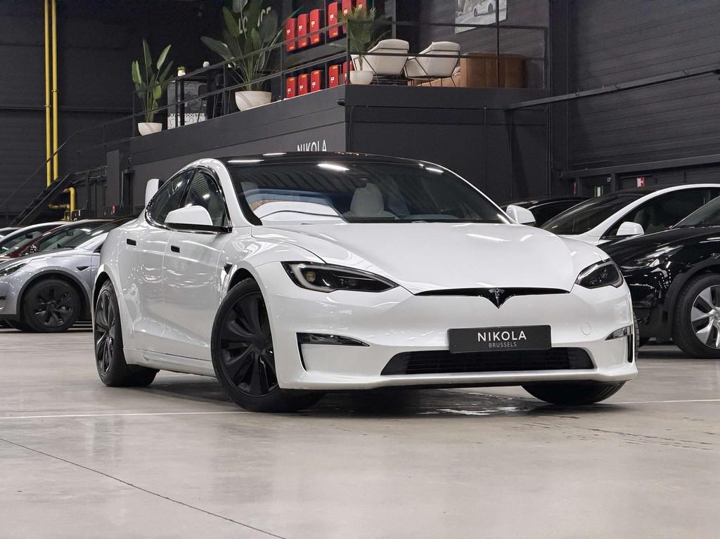 Tesla Model S PLAID - 1020HP - FULL SELF DRIVE ACTIVE - FSD, Auto's, Tesla, Bedrijf, Te koop, Model S, 4x4, ABS, Adaptieve lichten