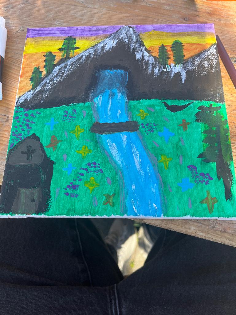 painting, Ophalen, Nieuw, Natuur, Prent