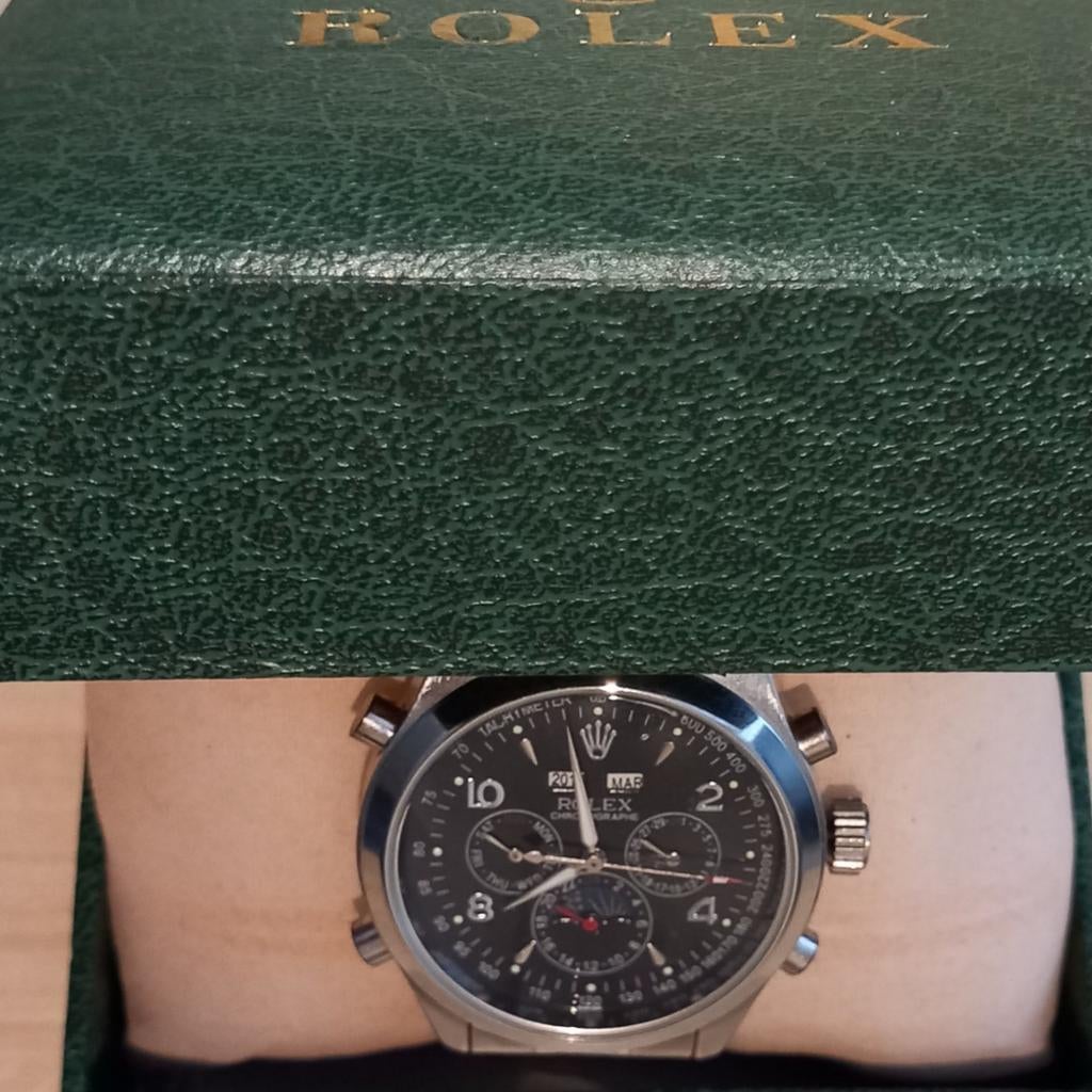 Montre Rolex Automatique Chronographe, Étanche, Comme neuf, Enlèvement, Rolex