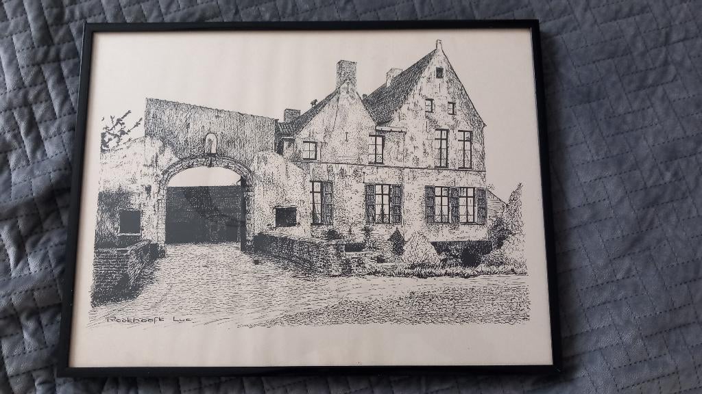 Tableau signé Luc Roothooft, Enlèvement ou Envoi, Comme neuf, Autres types