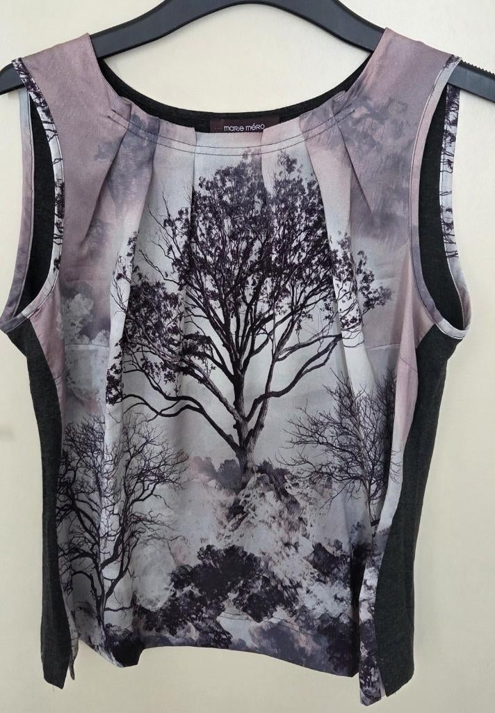 Roos Grijs topje van Marie Méro, Maat 42/44 (L), Marie Méro, Ophalen of Verzenden, Zonder mouw