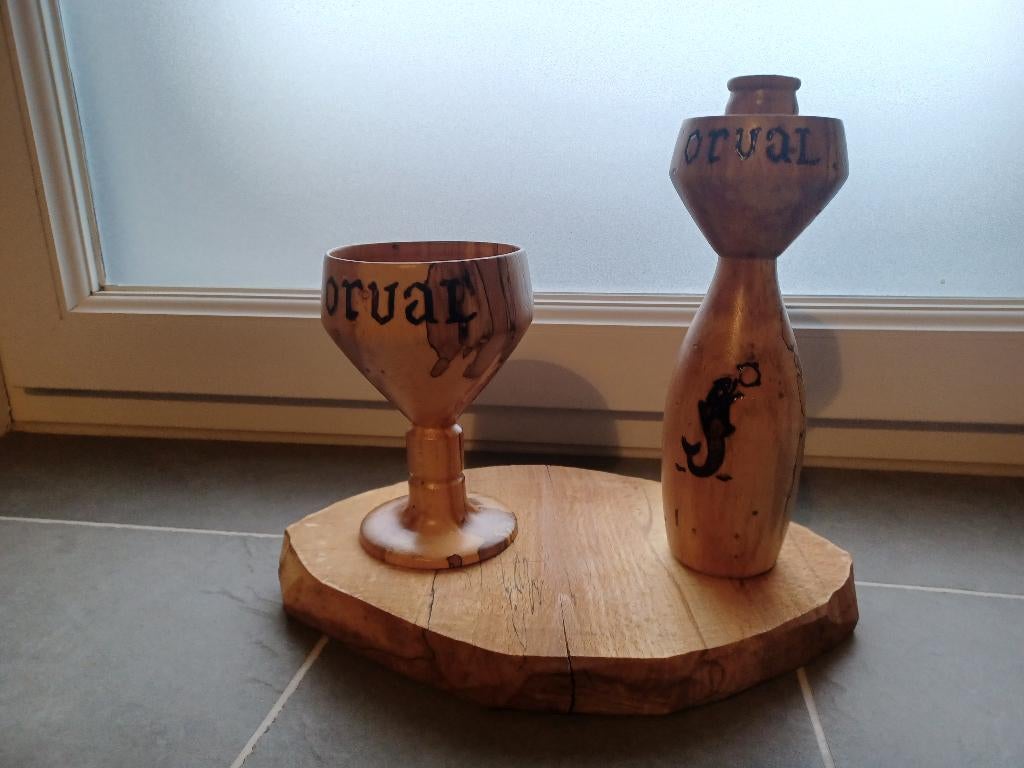 Décoration ORVAL, Collections, Marques de bière, Enlèvement, Comme neuf, Panneau, Plaque ou Plaquette publicitaire