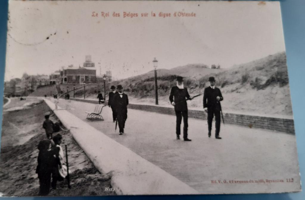 Ostende le Roi Léopold sur la Digue, Envoi