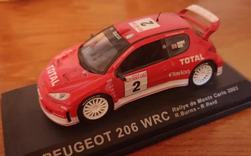 ALTAYA 1/43 PEUGEOT 206 WRC, Enlèvement, Comme neuf, Voiture