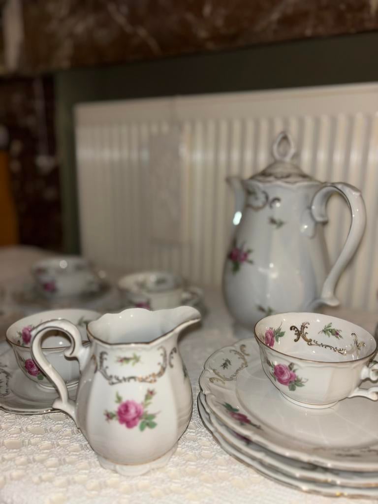 Bareuther Waldassen Beieren Bavaria - Goud en Roos Decor, Ophalen of Verzenden