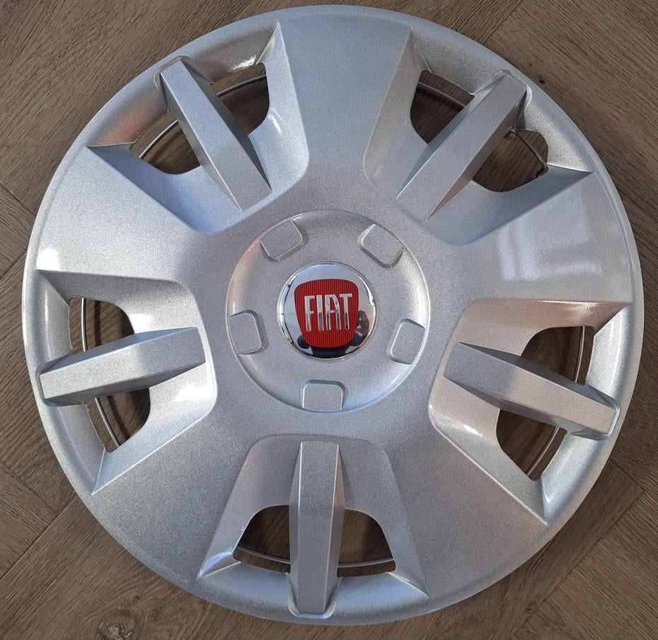 Fiat Ducato camper wieldop 15 Inch Rood logo Actieset, Auto diversen, Wieldoppen, Ophalen of Verzenden, Nieuw