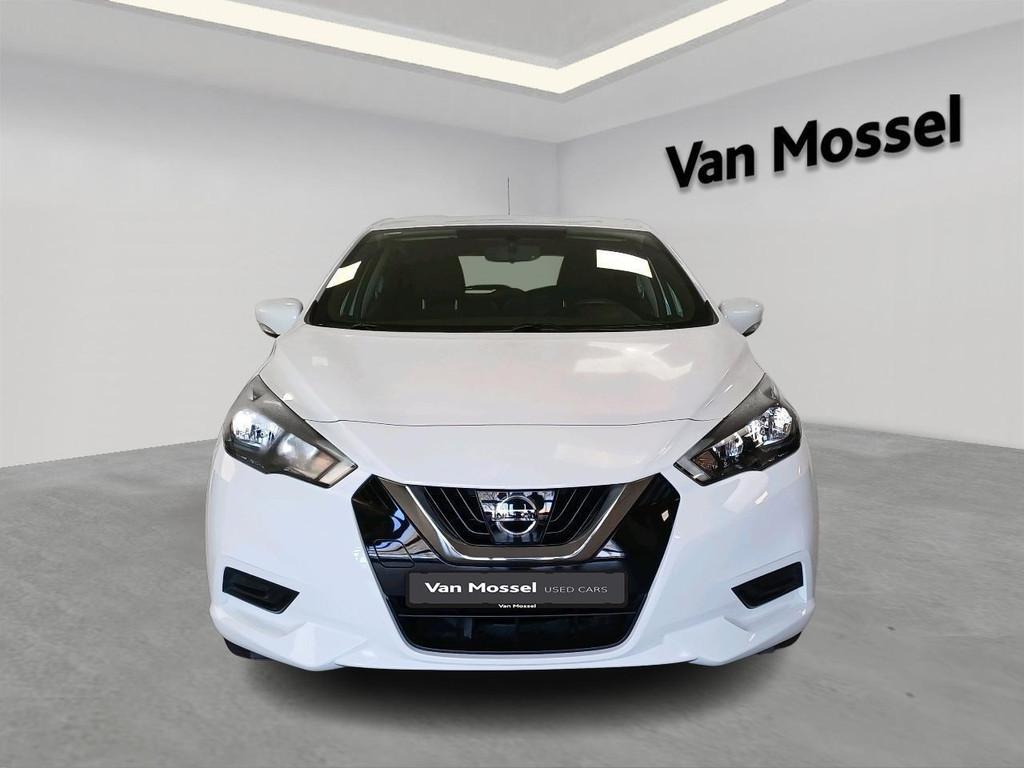 Nissan Micra, Auto's, Nissan, Stof, Gebruikt, Wit, https://public.car-pass.be/vhr/0f3d9f0e-ef3a-4774-9ebc-d888bdd80db3
