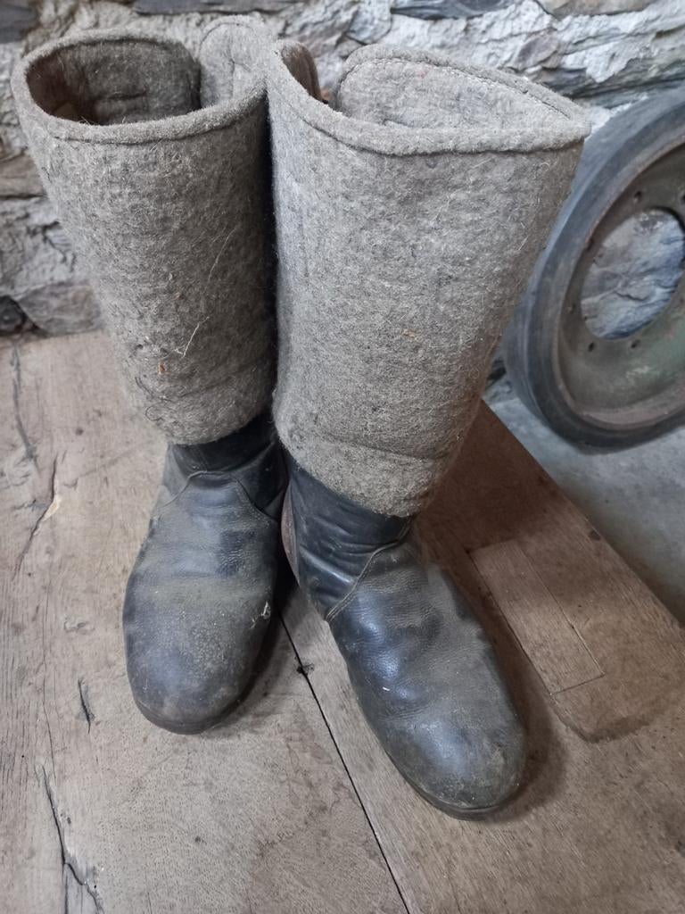 Duitse winterlaarzen., Ophalen