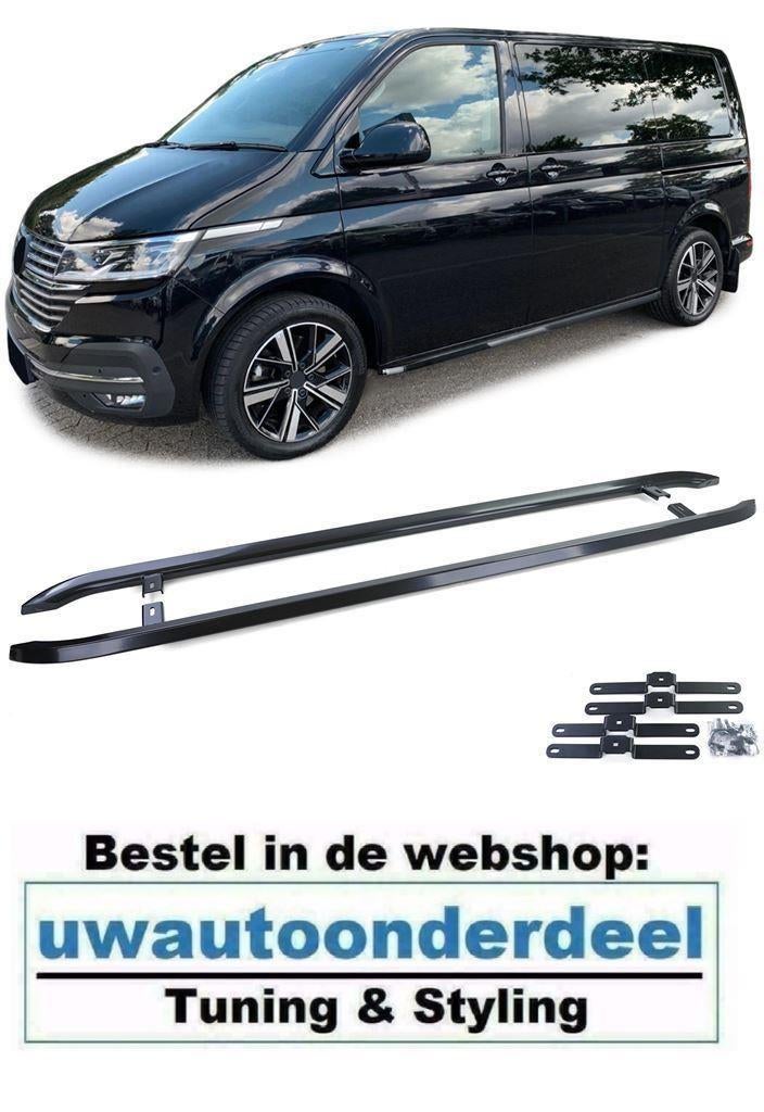 Sidebars RVS Glans Zwart Geschikt Voor VW Transporter T5 T6, Verzenden