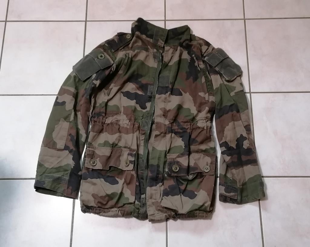 T4 militaire jas van mesh met camouflage, Verzenden, Gebruikt