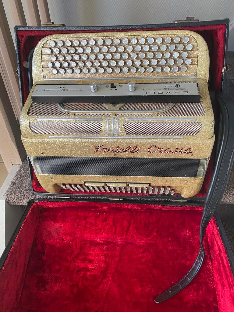 Accordéon Fratelli Crosio, Enlèvement, Utilisé, Autres marques, Avec bretelles