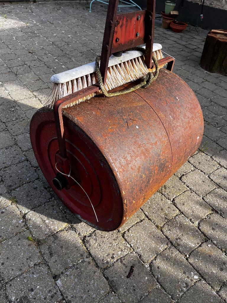 Rouleau de tennis en métal, Sport en Fitness, Tennis, Ophalen, Zo goed als nieuw, Overige typen