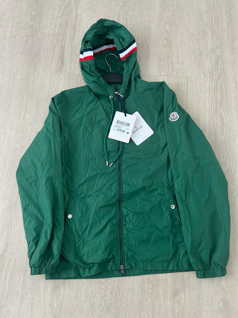 Moncler Grimpeurs Hooded Windbreaker Jas, Vêtements | Hommes, Enlèvement ou Envoi, Neuf, Taille 52/54 (L), Vert