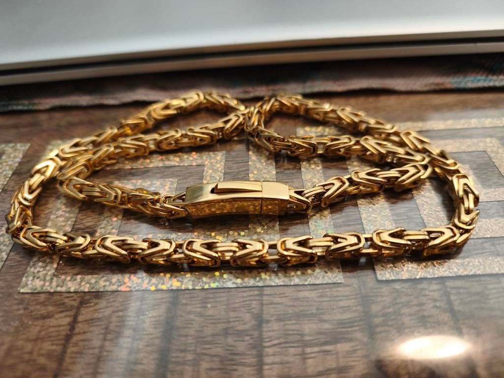 Ketting, Handtassen en Accessoires, Kettingen, Ophalen, Nieuw, Goud, Overige materialen