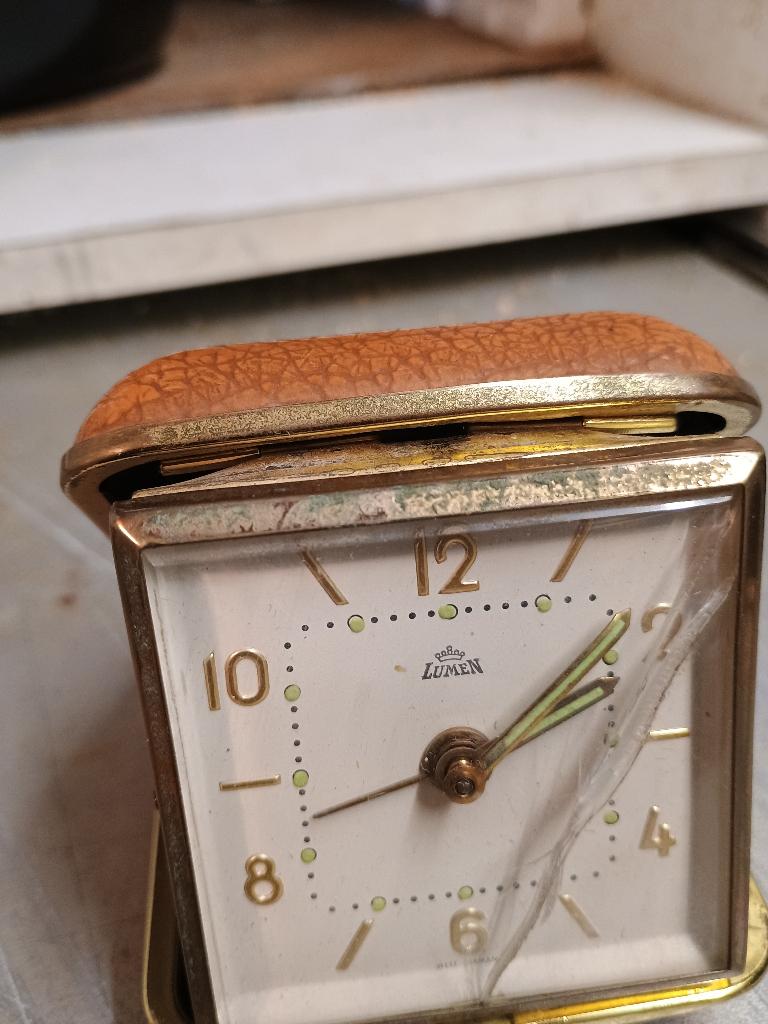 reis wekker merk: LUMEN, Ophalen of Verzenden, Gebruikt, Analoog