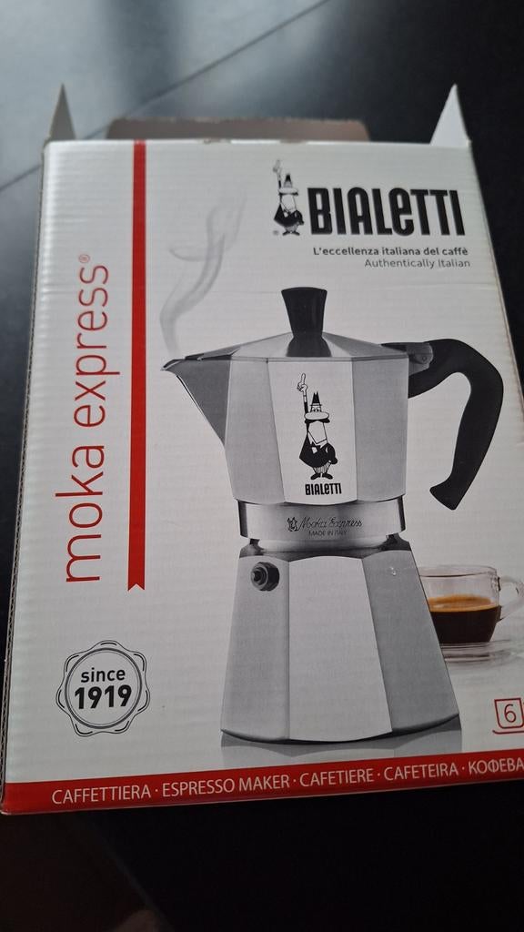 Bialetti Moka Express, Elektronische apparatuur, Koffiezetapparaten, Nieuw, Ophalen