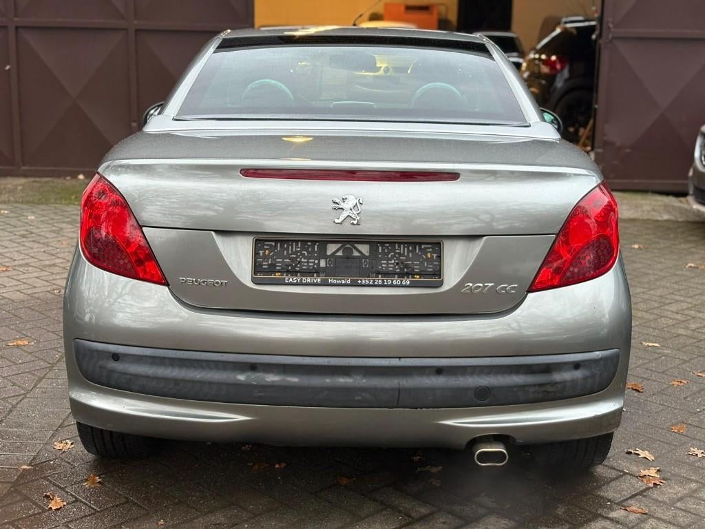 Peugeot 207Cc 1.6Benzine Automaat Airco/Leer/Garantie, Autos, Peugeot, Cuir, Argent ou Gris, Achat, Entreprise