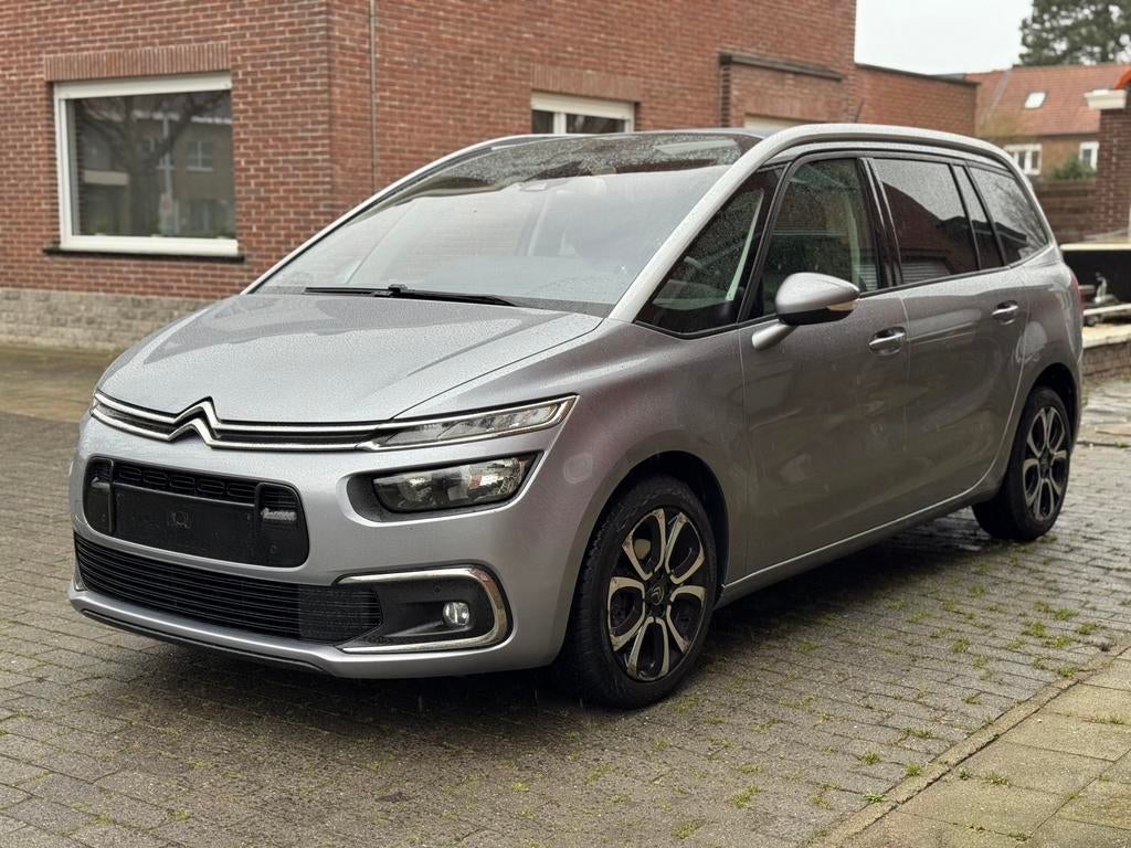 CITROEN C4 GRAND SPACETOURER / AUTOMAAT! / 7 ZIT! / GEKEURD!, Auto's, Citroën, Monovolume, USB, 7 zetels, Leder