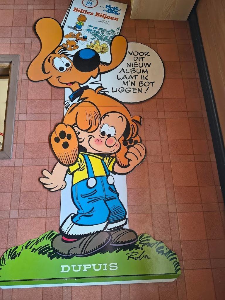 Bollie & Billie – Grote kartonnen display (187 x 80 cm), Ophalen, Gelezen