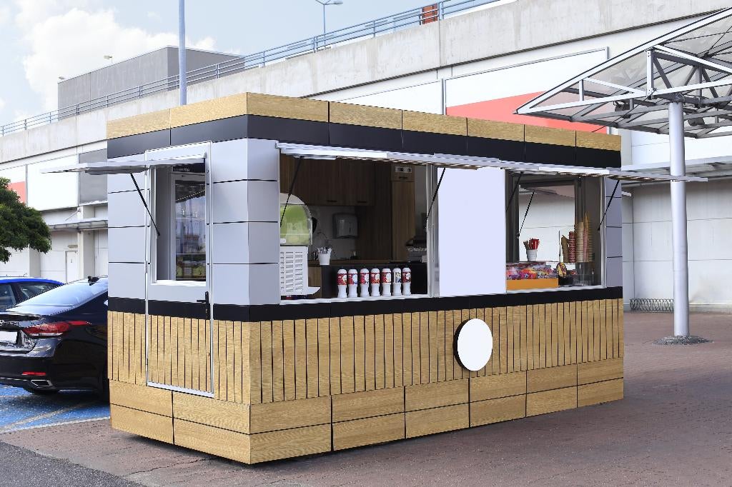 Remorque commerciale GLACES 4,9m meublée 23 500 euro net, Enlèvement ou Envoi, Neuf