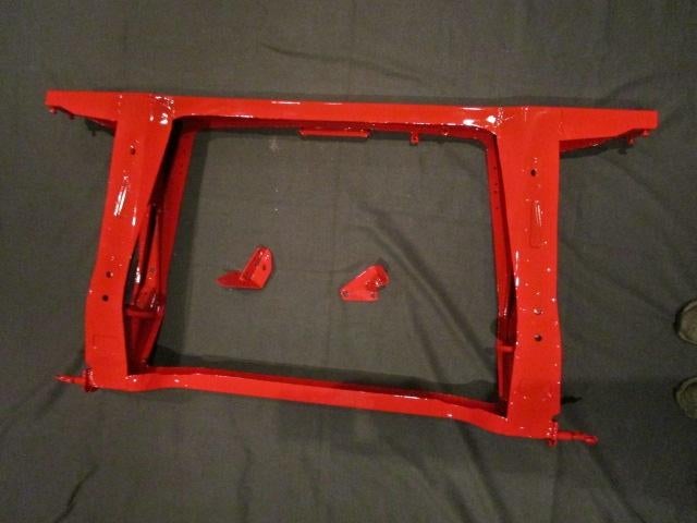 châssis arrière, revêtement en poudre, ROUGE, Classic Mini, Enlèvement, Neuf, Austin