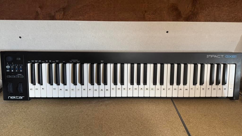 Nektar impact GX61 midi keyboard, Enlèvement