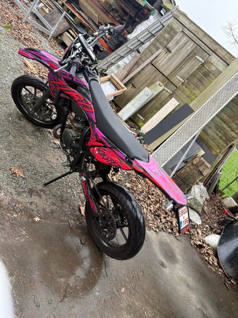 Sherco sm50 monstertube stickerset begrensd, Ophalen, Gebruikt