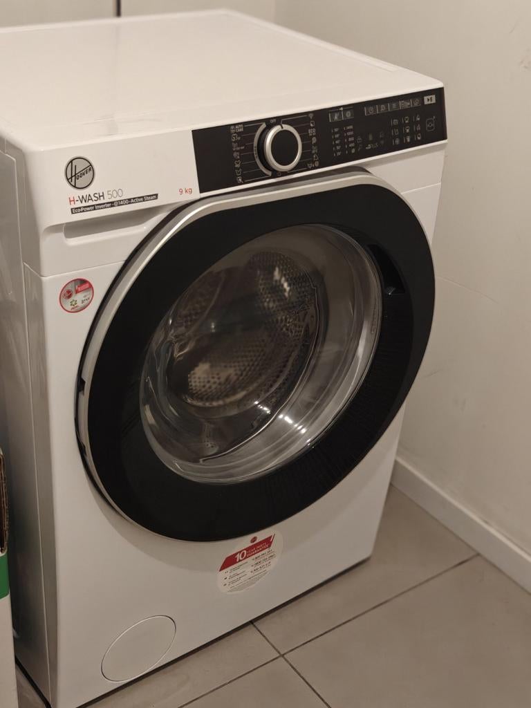 Wasmachine Hoover voorlader A-15% (HW 49AMC7/1-S), Electroménager, Lave-linge, Enlèvement, Chargeur frontal