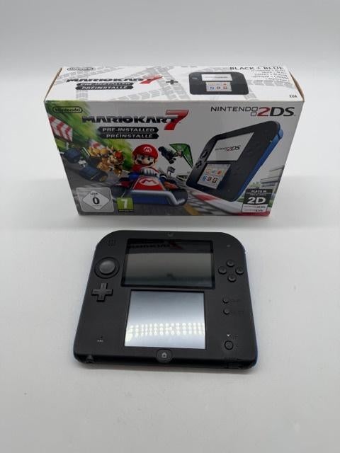 Nintendo 2DS Mario Kart Editie | Compleet met doos | ZGAN, Ophalen of Verzenden, Zo goed als nieuw, Zwart, Dsi