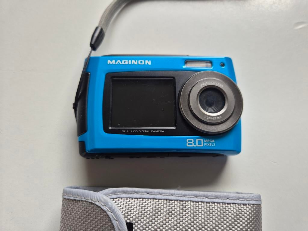 Digitale Onderwater camera + hoes, Ophalen of Verzenden, Camera