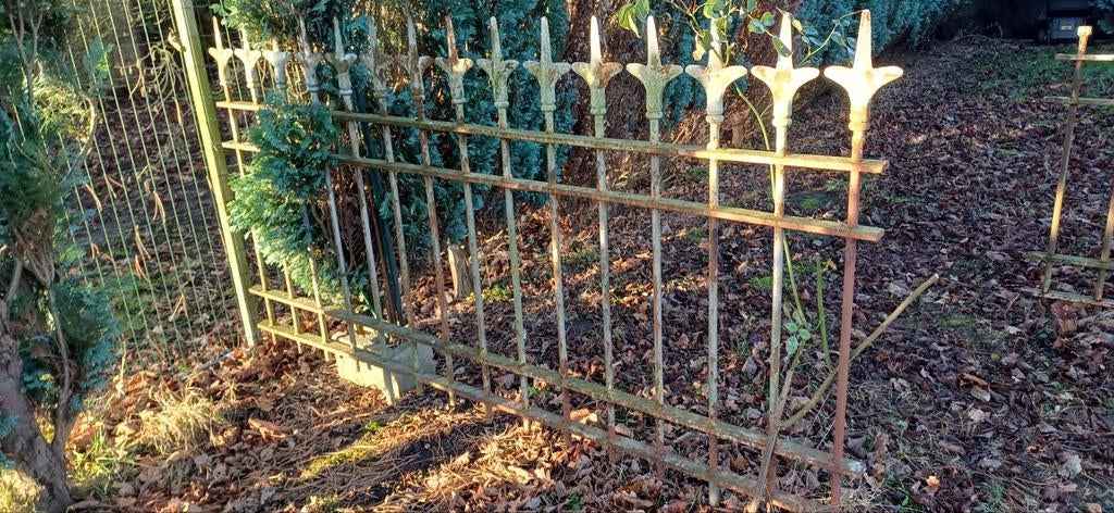 Ancienne Barrière en fer forgé, Enlèvement, Utilisé, Fer, Autres types