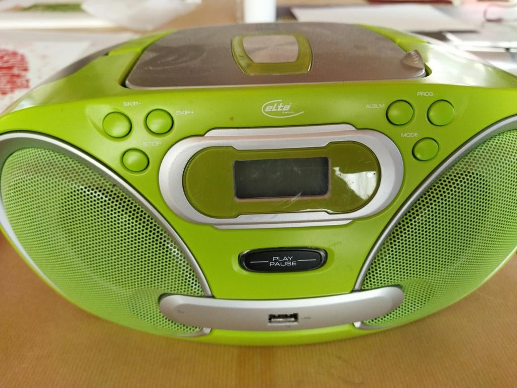 Radio cd MP3 USB, Enlèvement, Utilisé, Radio, Avec lecteur de CD
