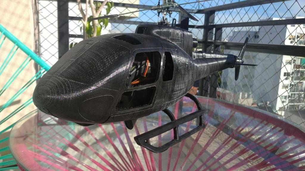 Eurocopter AS350 Ecureuil (RC helis 450-470 size), Hobby en Vrije tijd, Ophalen of Verzenden, Nieuw, Elektro, Helikopter