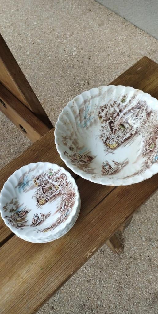 Service anglais porcelaine Johnson bros, Antiquités & Art, Enlèvement ou Envoi