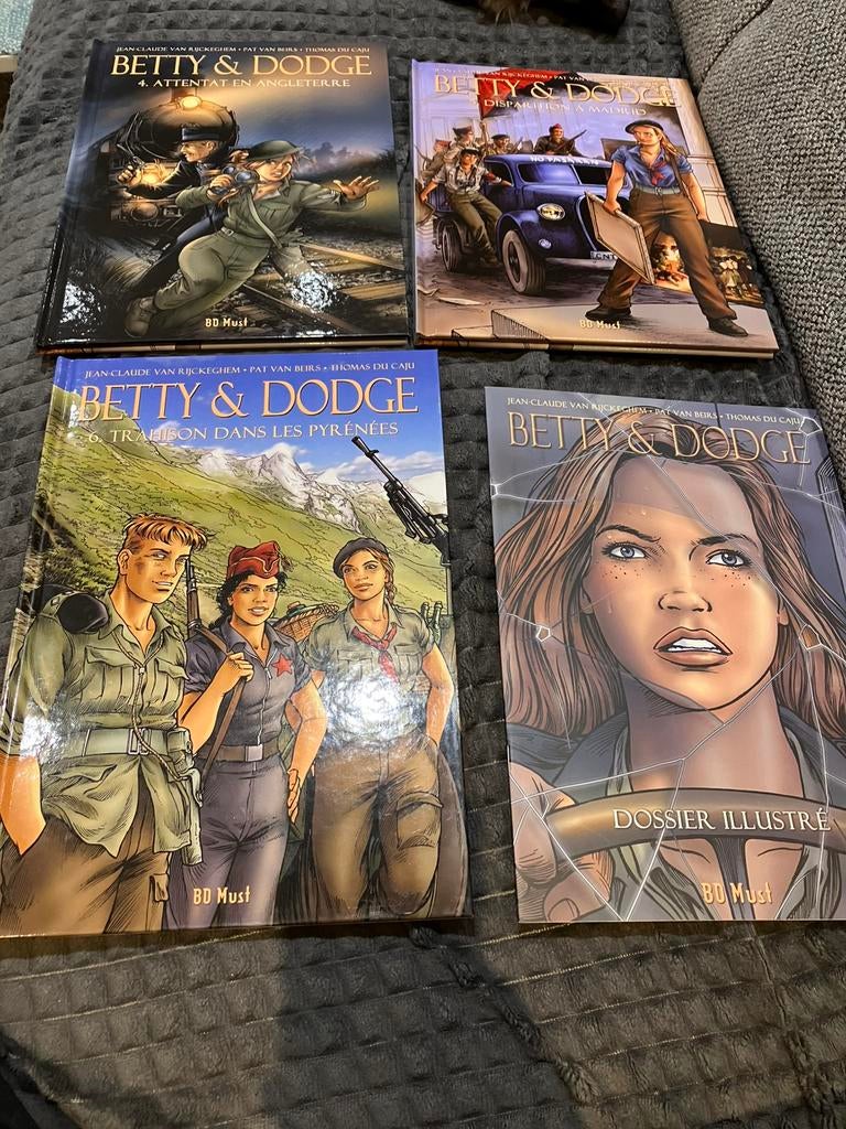 3 BD Betty & Dodge eo + ex-libris numéroté + dossier illus, Enlèvement ou Envoi, Neuf