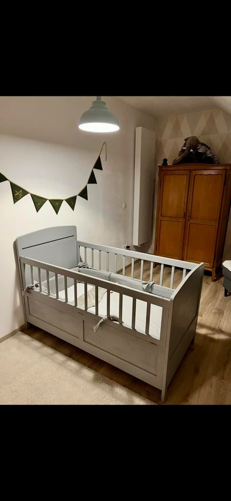 Retro bedje + matras, Ophalen, Gebruikt, Matras