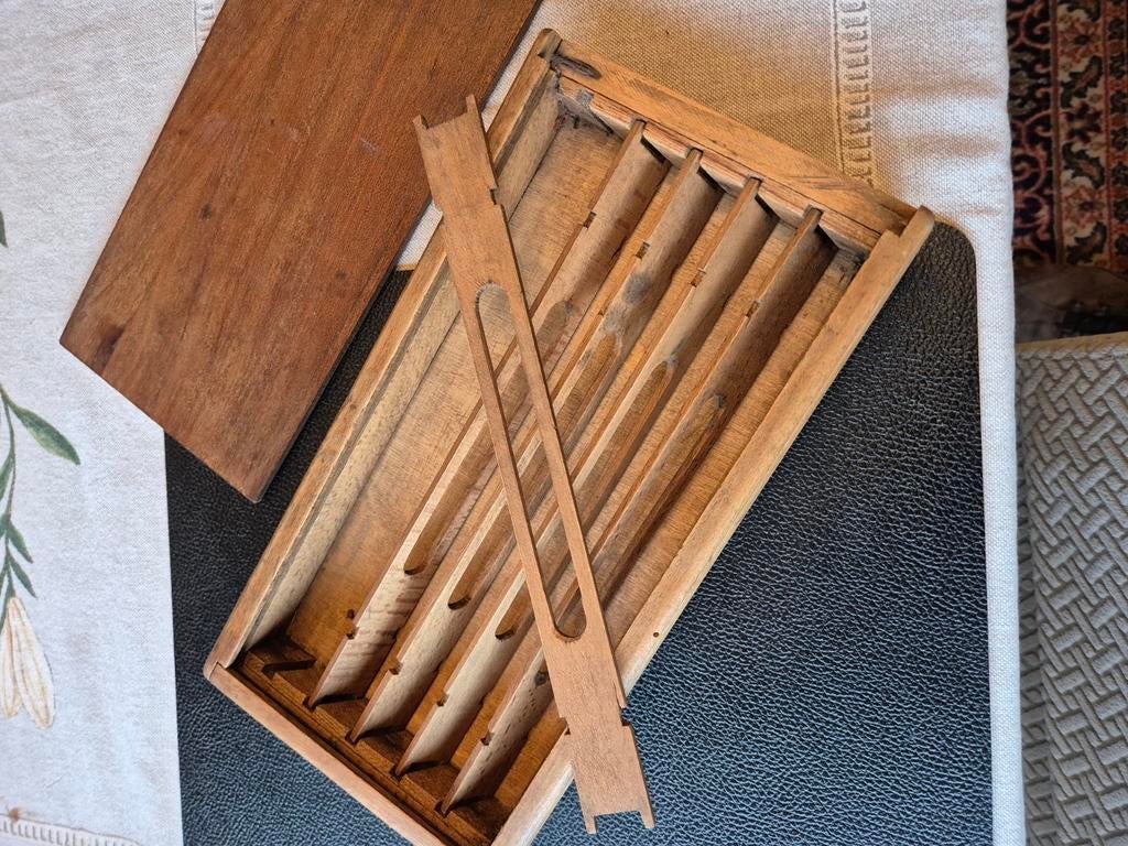 Vintage onderlijn box, Ophalen of Verzenden, Zo goed als nieuw