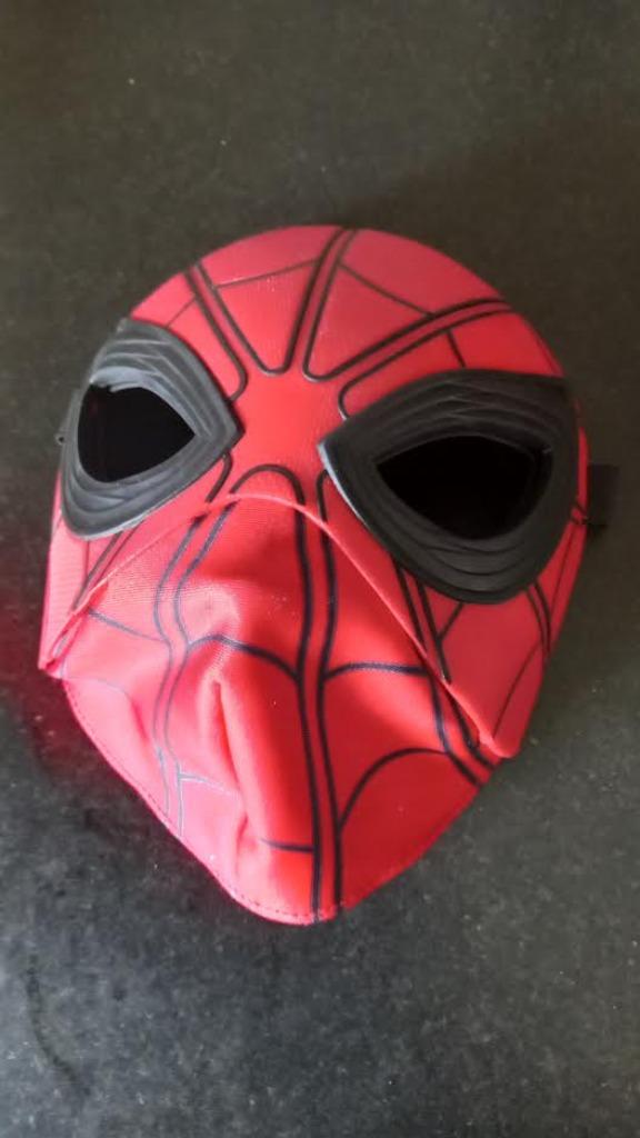 verkleed Spiderman masker, Ophalen of Verzenden, Zo goed als nieuw